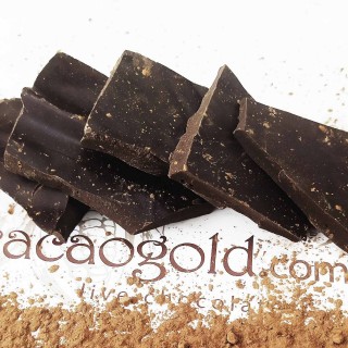 Крафтовий шоколад чорный 65% на керобі, ТМ CacaoGold